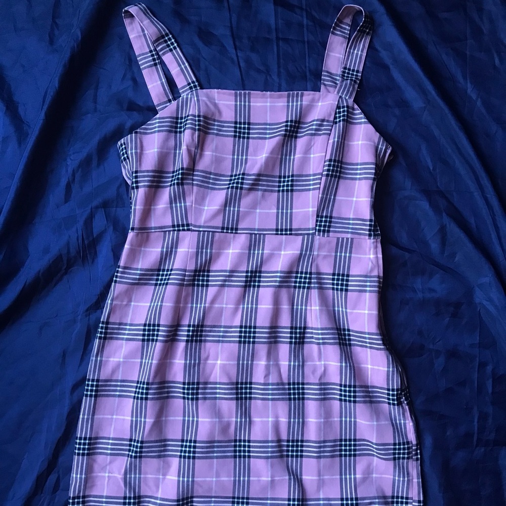 H&M Plaid layering dress
